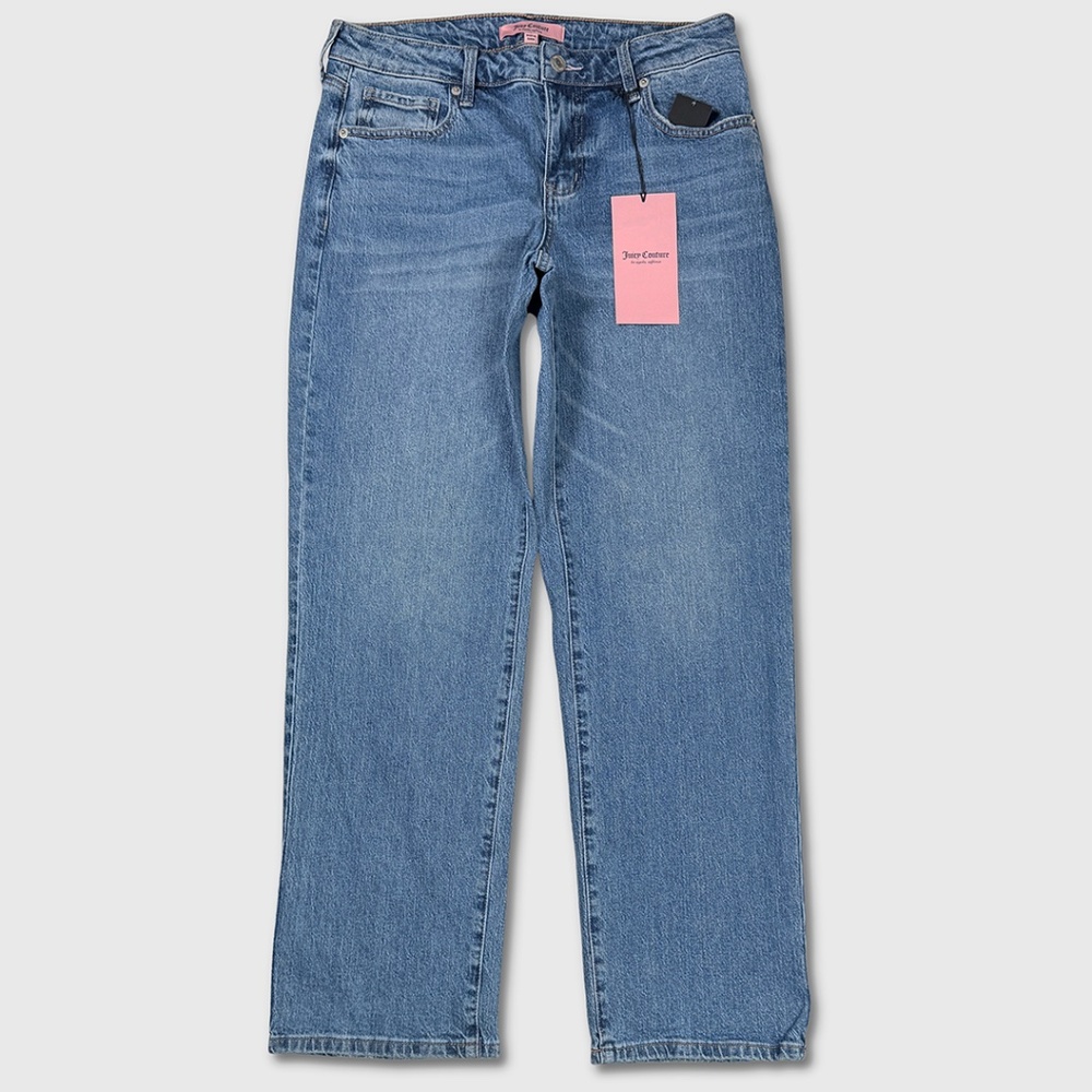 Juicy Couture Wide Leg Jeans - NWT Womens Size 7 Jazz‎ Fusion Wash - #48779-F5